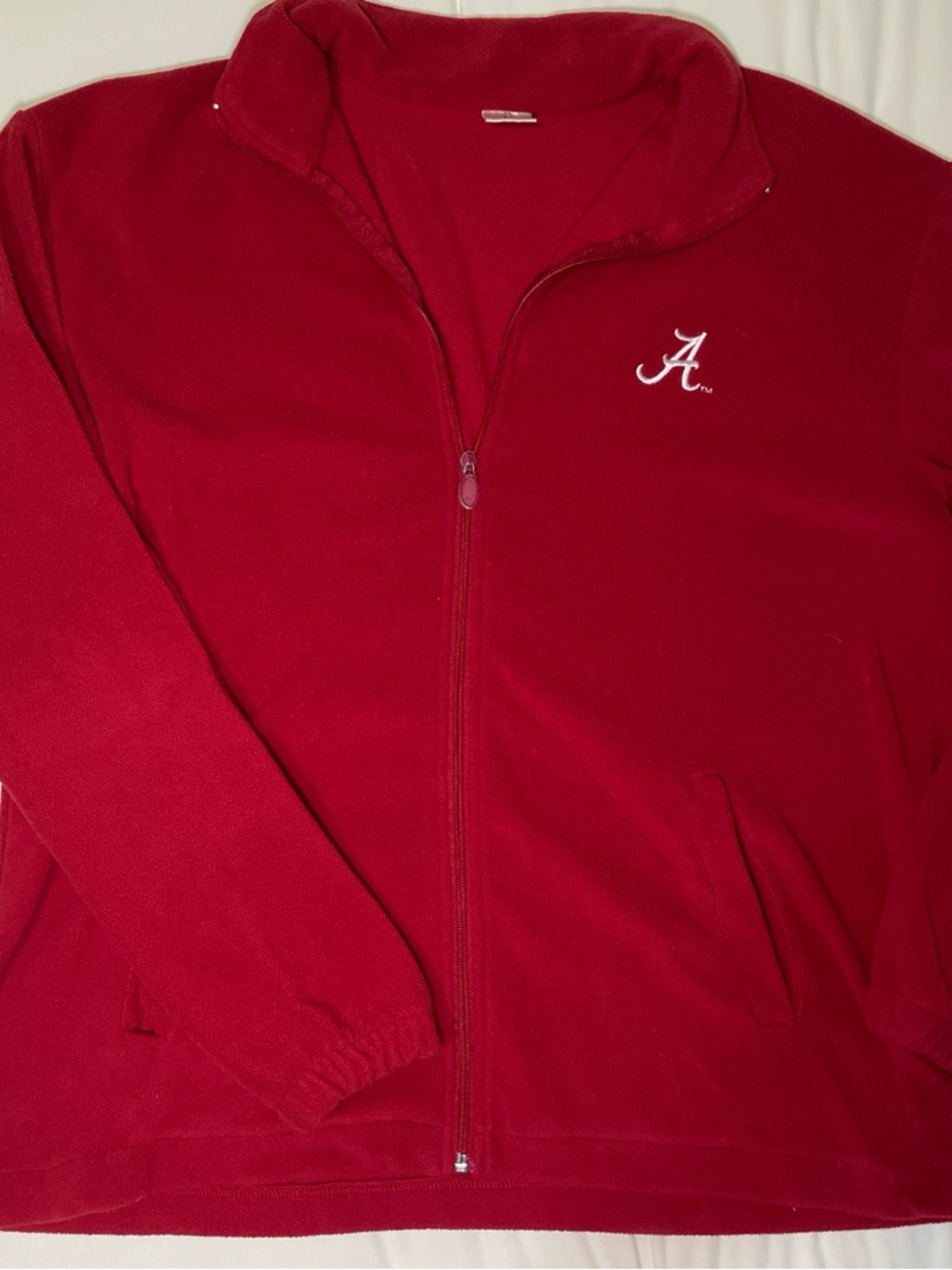 University of Alabama Crimson Fleece Full-Zip Jacket